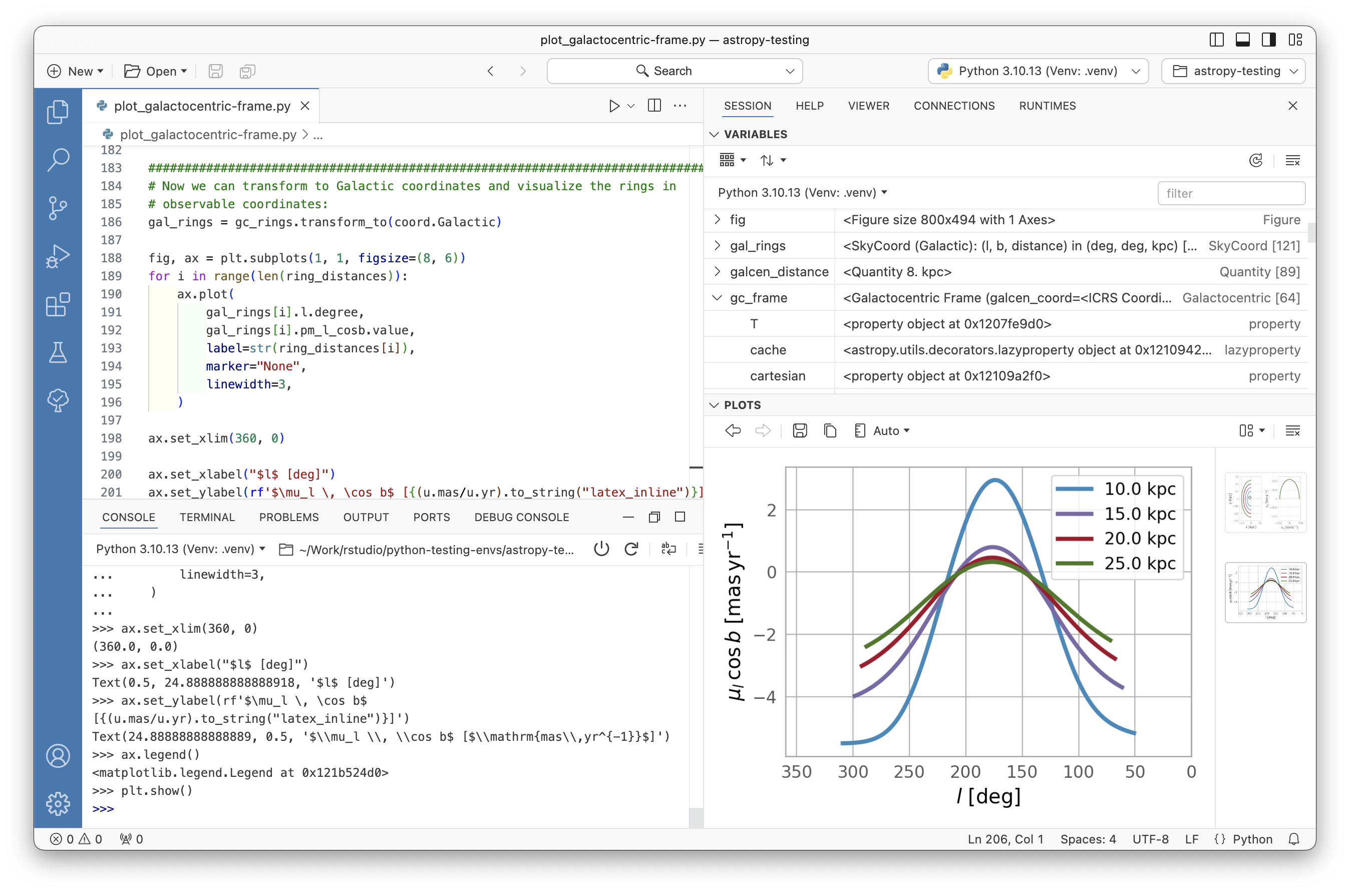 Execute code and explore data in Positron